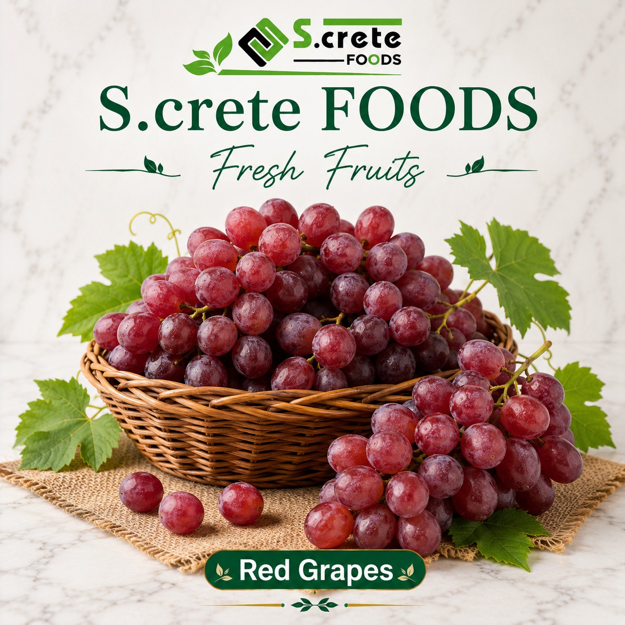 Red grapes